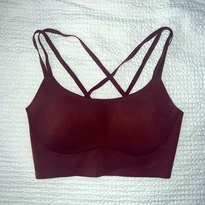 Aerie maroon sports bra/ tank top